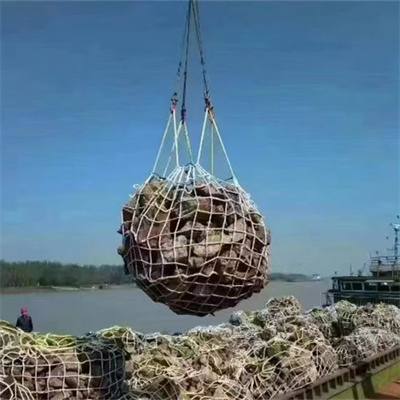 Polypropylene stone throwing net bag